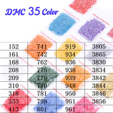 Load image into Gallery viewer, 35 Colors Diamond Art Kit AB Drill Beads Square/Round Diamond (Round Drill 1)