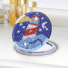 Load image into Gallery viewer, DIY Crystal Diamond Mirror Portable Paint by Number Kits for Girl (070)