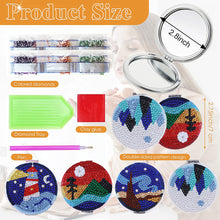 Load image into Gallery viewer, DIY Crystal Diamond Mirror Portable Paint by Number Kits for Girl (070)
