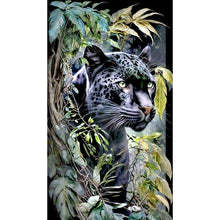 Load image into Gallery viewer, Diamond Painting - Full Round - jungle panther (40*70CM)