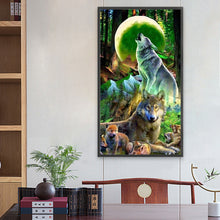 Load image into Gallery viewer, Diamond Painting - Full Round - pack of wolves (40*70CM)