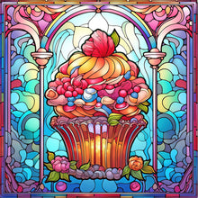 Load image into Gallery viewer, Diamond Painting - Full Round - colorful dessert glass art (30*30CM)