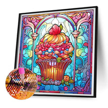 Load image into Gallery viewer, Diamond Painting - Full Round - colorful dessert glass art (30*30CM)