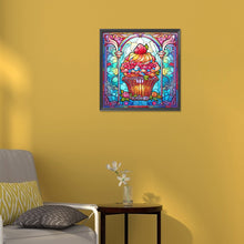 Load image into Gallery viewer, Diamond Painting - Full Round - colorful dessert glass art (30*30CM)