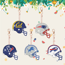 Load image into Gallery viewer, Helmets Diamond Painting Keychain DIY Diamond Ornament Decoration Gift for Kids