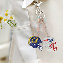 Load image into Gallery viewer, Helmets Diamond Painting Keychain DIY Diamond Ornament Decoration Gift for Kids