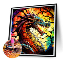 Load image into Gallery viewer, Diamond Painting - Full Round - laughing dragon (30*30CM)