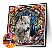 Load image into Gallery viewer, Diamond Painting - Full Round - forest white wolf (30*30CM)