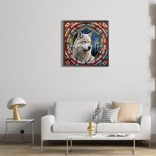 Load image into Gallery viewer, Diamond Painting - Full Round - forest white wolf (30*30CM)