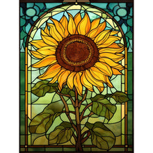 Load image into Gallery viewer, Diamond Painting - Full Round - Sunflower Glass Art (30*40CM)