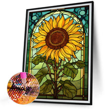 Load image into Gallery viewer, Diamond Painting - Full Round - Sunflower Glass Art (30*40CM)