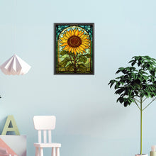 Load image into Gallery viewer, Diamond Painting - Full Round - Sunflower Glass Art (30*40CM)