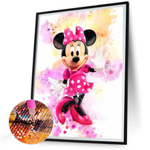 Load image into Gallery viewer, Diamond Painting - Full Round - Watercolor Disney Minnie Mouse (30*40CM)