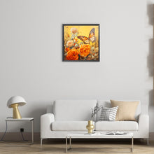 Load image into Gallery viewer, Diamond Painting - Full Round - flowers and butterflies (30*30CM)