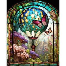 Load image into Gallery viewer, Diamond Painting - Full Square - Glass Art - Hot Air Balloon (40*50CM)