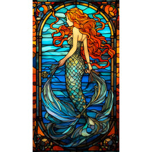 Load image into Gallery viewer, Diamond Painting - Full Round - Mermaid Glass Art (40*70CM)