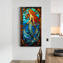 Load image into Gallery viewer, Diamond Painting - Full Round - Mermaid Glass Art (40*70CM)