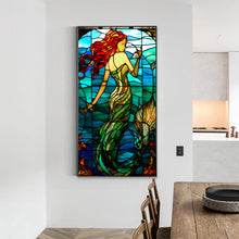 Load image into Gallery viewer, Diamond Painting - Full Round - Mermaid Glass Art (40*70CM)