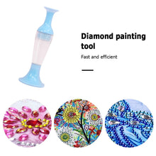 Load image into Gallery viewer, Flower Pot 5D Diamond Painting Point Drill Pen DIY Crafts (no Drill Blue)