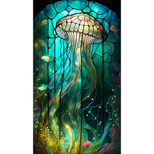 Load image into Gallery viewer, Diamond Painting - Full Round - Jellyfish Glass Art (40*70CM)
