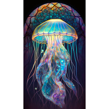 Load image into Gallery viewer, Diamond Painting - Full Round - Jellyfish Glass Art (40*70CM)