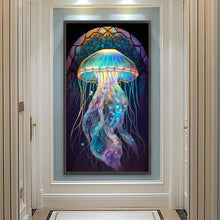 Load image into Gallery viewer, Diamond Painting - Full Round - Jellyfish Glass Art (40*70CM)
