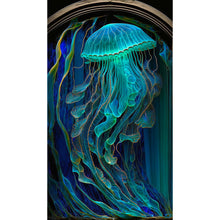 Load image into Gallery viewer, Diamond Painting - Full Round - Jellyfish Glass Art (40*70CM)