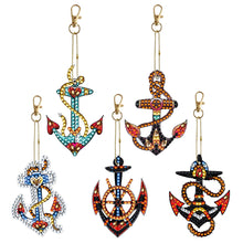 Load image into Gallery viewer, DIY Diamond Ornament Decoration Pirate Captain 6pcs Gift for Kids (GJ074)