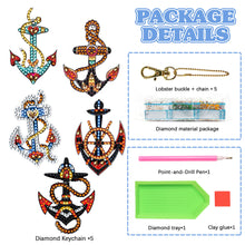 Load image into Gallery viewer, DIY Diamond Ornament Decoration Pirate Captain 6pcs Gift for Kids (GJ074)