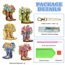 Load image into Gallery viewer, DIY Diamond Ornament Decoration Pirate Captain 6pcs Gift for Kids (GJ099)