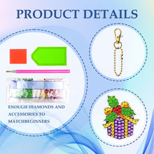 Load image into Gallery viewer, 12pcs Diamond Art Key Rings for Beginners Home Decoration (Santa Claus)