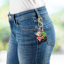 Load image into Gallery viewer, 12pcs Diamond Art Key Rings for Beginners Home Decoration (Santa Claus)