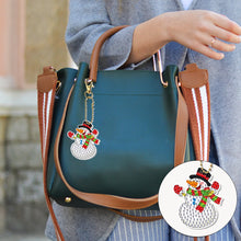 Load image into Gallery viewer, 12pcs Diamond Art Key Rings for Beginners Home Decoration (Santa Claus)