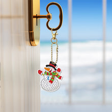 Load image into Gallery viewer, 12pcs Diamond Art Key Rings for Beginners Home Decoration (Santa Claus)