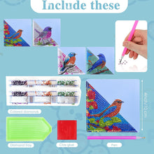 Load image into Gallery viewer, DIY Diamond Art Bookmarks Art Craft 5D Leather Triangle Page Book Marks(SQ012)