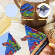 Load image into Gallery viewer, DIY Diamond Art Bookmarks Art Craft 5D Leather Triangle Page Book Marks(SQ012)