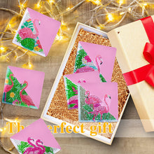 Load image into Gallery viewer, DIY Diamond Art Bookmarks Art Craft 5D Leather Triangle Page Book Marks(SQ016)