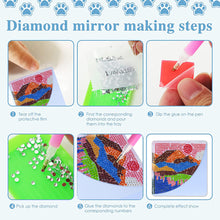 Load image into Gallery viewer, DIY Diamond Art Bookmarks Art Craft 5D Leather Triangle Page Book Marks(SQ017)