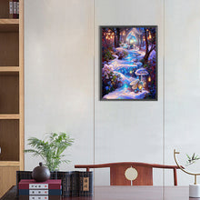Load image into Gallery viewer, Diamond Painting - Full Round - fantasy snow forest (30*40CM)