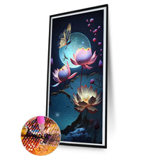 Load image into Gallery viewer, Diamond Painting - Full Round - moon lotus (40*80CM)