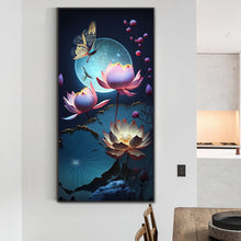 Load image into Gallery viewer, Diamond Painting - Full Round - moon lotus (40*80CM)
