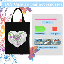 Load image into Gallery viewer, DIY Diamond Painting Rhinestone Eco-friendly Bag Fashionable Fashion Pocket Tote