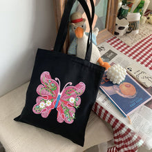 Load image into Gallery viewer, DIY Diamond Painting Rhinestone Eco-friendly Bag Fashionable Fashion Pocket Tote