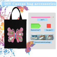 Load image into Gallery viewer, DIY Diamond Painting Rhinestone Eco-friendly Bag Fashionable Fashion Pocket Tote
