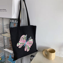Load image into Gallery viewer, DIY Diamond Painting Rhinestone Eco-friendly Bag Fashionable Fashion Pocket Tote