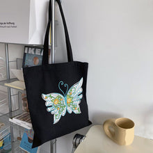 Load image into Gallery viewer, DIY Diamond Painting Rhinestone Eco-friendly Bag Fashionable Fashion Pocket Tote