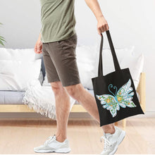 Load image into Gallery viewer, DIY Diamond Painting Rhinestone Eco-friendly Bag Fashionable Fashion Pocket Tote