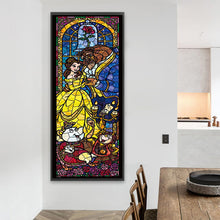 Load image into Gallery viewer, Diamond Painting - Full Square - the beast and the princess (30*70CM)