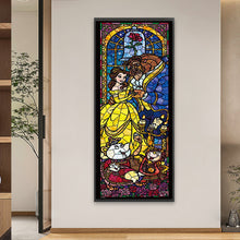 Load image into Gallery viewer, Diamond Painting - Full Square - the beast and the princess (30*70CM)