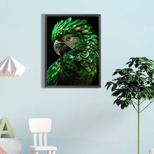 Load image into Gallery viewer, Diamond Painting - Full Round - green parrot (40*60CM)